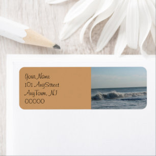 Mariage de plage Étiquettes de adresse