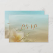 Mariage de plage RSVP (Devant / Derrière)