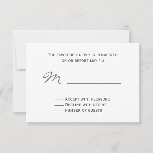 Mariage de plage tropicale Hibiscus Petit RSVP (Dos)