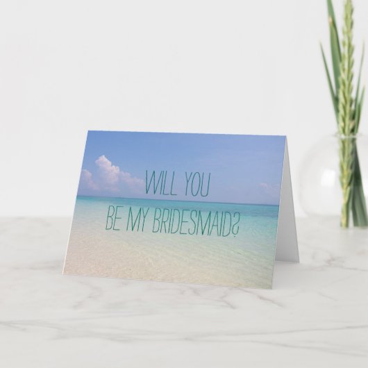 Mariage de plage vous serez mes cartes de (Devant)