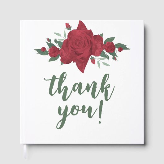 Mariage de Red Roses Boho (Recto)