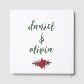 Mariage de Red Roses Boho (Verso)