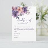 Mariage de réponse de fleurs roses (Debout devant)