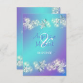 Mariage de réponse rsvp de l'étoile de plage (Devant / Derrière)