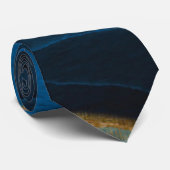 Mariage de salle de Cravate de la marée bleu et o (Roulé)