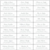 Mariage de script chic Étiquettes de adresse invit (Devant)