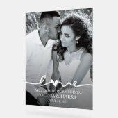 Mariage de script d'amour photo personnalisé