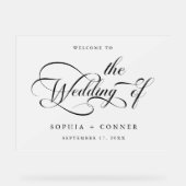 Mariage de script de charme élégant (Recto)
