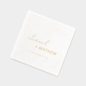 Mariage de script de typographie minimale simple e (Gauche)