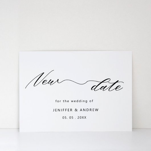 Mariage De Script Élégant Modifier La Carte Postal