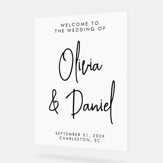 Mariage de script manuscrit (Angle)