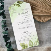 Mariage De Script Minimal Tout En Une Invitation