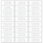 Mariage de script minimaliste rustique Étiquettes  (Devant)