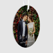 Mariage de script moderne Photo Mr. & Mme (devant)