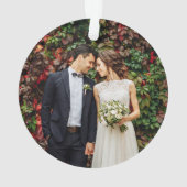 Mariage de script moderne Photo Mr. & Mme (dos)
