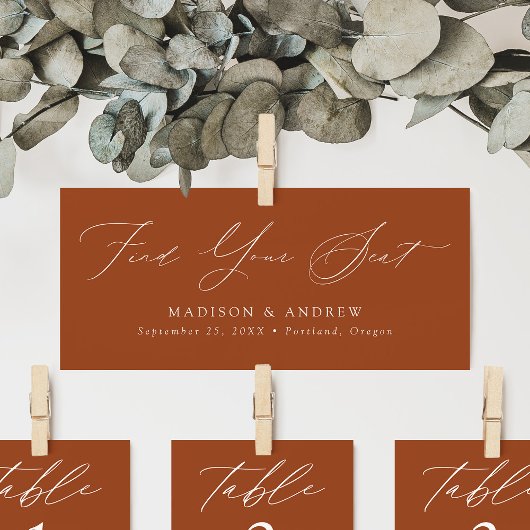 Mariage De Script Moderne Trouvez Votre Carte En-T