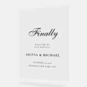 Mariage de script noir (Angle)