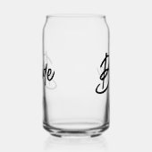 Mariage de script noir blanc (Gauche)