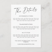 Mariage de script noir simple Modèle (Devant)