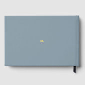 Mariage de script photo Mariage bleu marine (Verso)