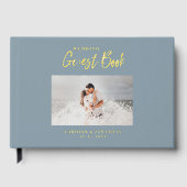 Mariage de script photo Mariage bleu marine (Recto)