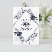 Mariage de siège floral néocturne Numéros de table (Debout devant)