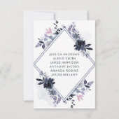 Mariage de siège floral néocturne Numéros de table (Dos)