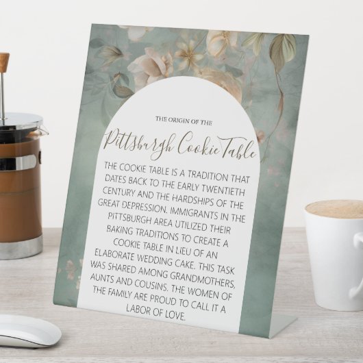 MARIAGE DE SIGNE DE TABLEAU DE COOKIES PITTSBURGH (In SItu)