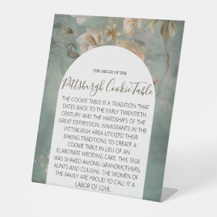 MARIAGE DE SIGNE DE TABLEAU DE COOKIES PITTSBURGH