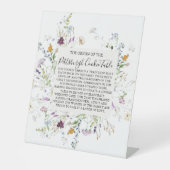 MARIAGE DE SIGNE DE TABLEAU DE COOKIES PITTSBURGH (Recto)