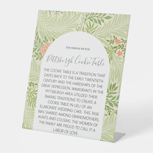 MARIAGE DE SIGNE DE TABLEAU DE COOKIES PITTSBURGH (Recto)