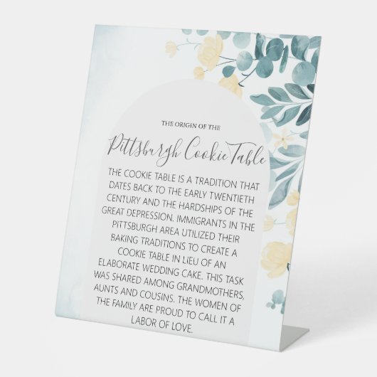 MARIAGE DE SIGNE DE TABLEAU DE COOKIES PITTSBURGH (Recto)