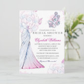 Mariage de  Sparkle Gown Invitation Fête des marié (Debout devant)