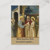 Mariage de St. Joseph & Mary Cartes saintes (Devant)