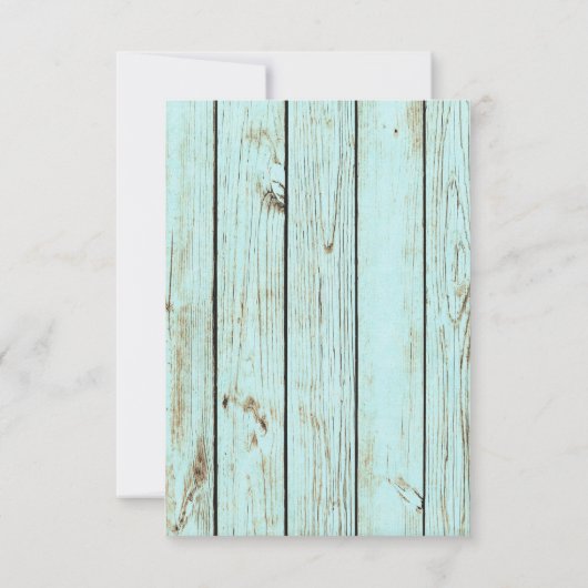 Mariage de tableau de bord RSVP (Dos)