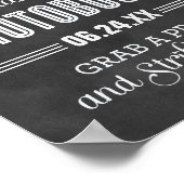 Mariage de tableau noir - Mot de bienvenue (Coin)