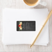 Mariage de tableau rouge sang Étiquette de baume d (En situation)