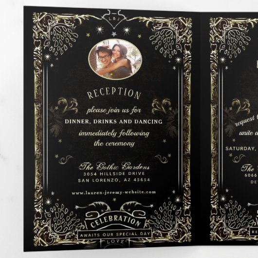 Mariage de Tarot Halloween - MENU "Avec" (Intérieur en premier)