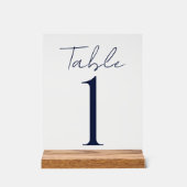 Mariage de texte bleu foncé simple (Recto)