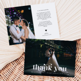 Mariage de texte Merci
