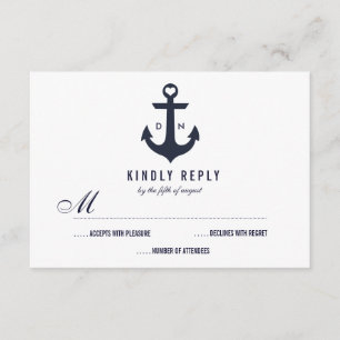 Mariage de thème nautique RSVP Mariage