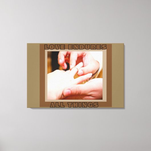 mariage de toile personnalisé imprime l'illustrati (Recto)