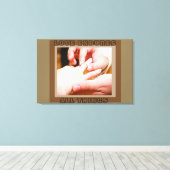 mariage de toile personnalisé imprime l'illustrati (Insitu (Plancher de Bois))