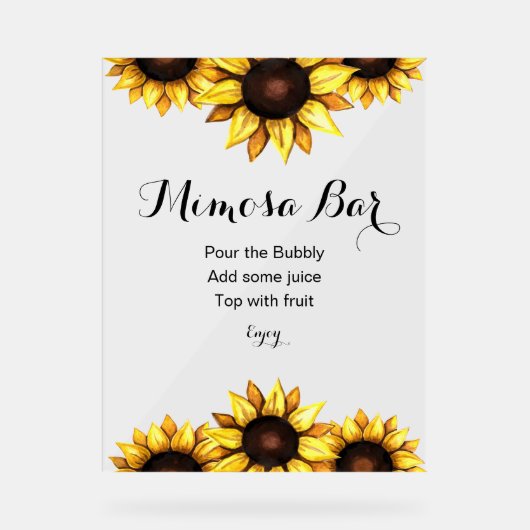 Mariage de tournesol Mimosa Bar (Recto)