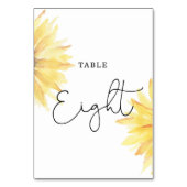 Mariage de tournesol Numéro de table huit (Par défaut)