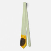 Mariage de tournesol vert pomme Cravate Grandes ve (Devant)