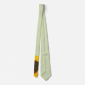 Mariage de tournesol vert pomme Cravate Grandes ve (Dos)