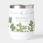 Mariage de trèfle vert irlandais moderne (Gauche)