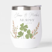 Mariage de trèfle vert irlandais moderne (Gauche)