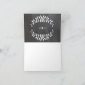 Mariage de typographie de tableau noir Merci (Intérieur)